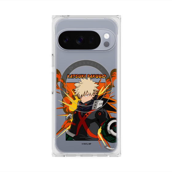 プレミアムスクエアケース with Pixelsnap［ 僕のヒーローアカデミア - ポップ - 爆豪 勝己 ］