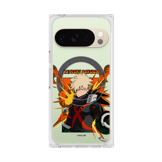 プレミアムスクエアケース with Pixelsnap［ 僕のヒーローアカデミア - ポップ - 爆豪 勝己 ］