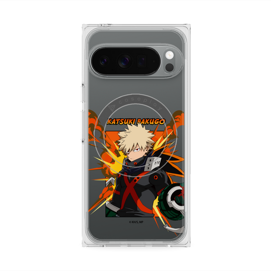 プレミアムスクエアケース with Pixelsnap［ 僕のヒーローアカデミア - ポップ - 爆豪 勝己 ］