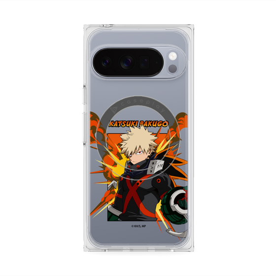 プレミアムスクエアケース with Pixelsnap［ 僕のヒーローアカデミア - ポップ - 爆豪 勝己 ］