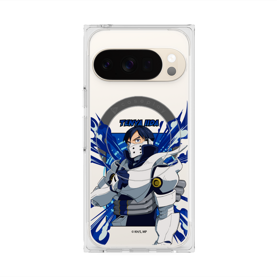 プレミアムスクエアケース with Pixelsnap［ 僕のヒーローアカデミア - ポップ - 飯田 天哉 ］