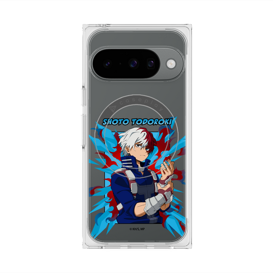 プレミアムスクエアケース with Pixelsnap［ 僕のヒーローアカデミア - ポップ - 轟 焦凍 ］