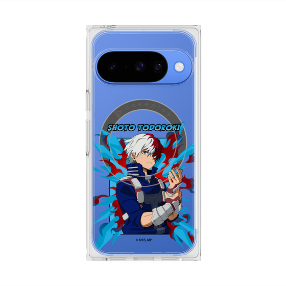 プレミアムスクエアケース with Pixelsnap［ 僕のヒーローアカデミア - ポップ - 轟 焦凍 ］