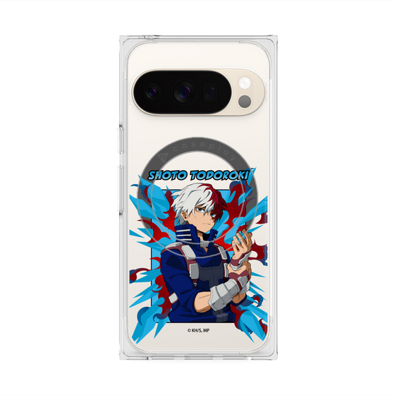 プレミアムスクエアケース with Pixelsnap［ 僕のヒーローアカデミア - ポップ - 轟 焦凍 ］