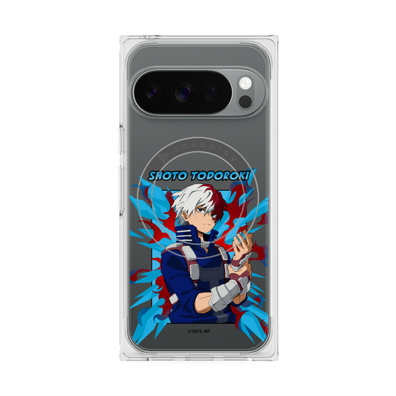 プレミアムスクエアケース with Pixelsnap［ 僕のヒーローアカデミア - ポップ - 轟 焦凍 ］