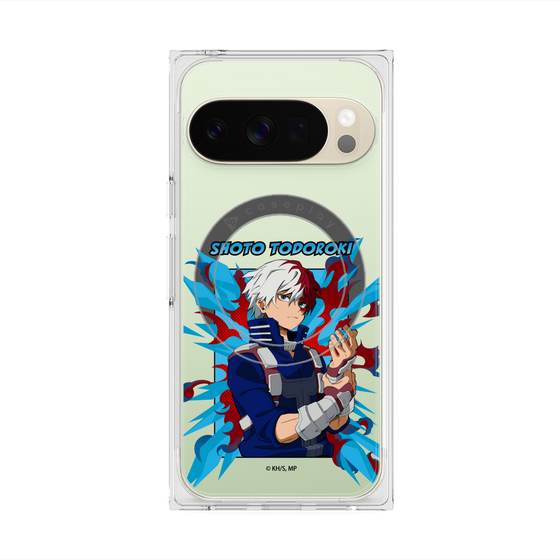 プレミアムスクエアケース with Pixelsnap［ 僕のヒーローアカデミア - ポップ - 轟 焦凍 ］