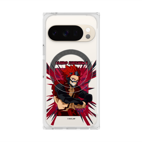 プレミアムスクエアケース with Pixelsnap［ 僕のヒーローアカデミア - ポップ - 切島 鋭児郎 ］