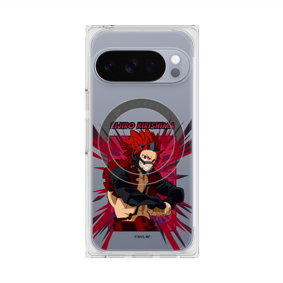 プレミアムスクエアケース with Pixelsnap［ 僕のヒーローアカデミア - ポップ - 切島 鋭児郎 ］