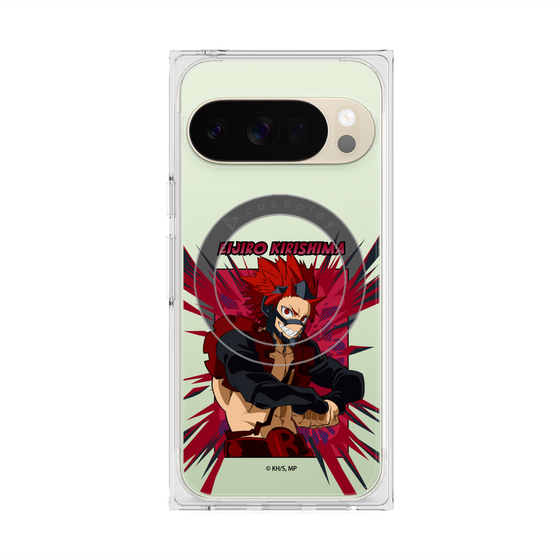 プレミアムスクエアケース with Pixelsnap［ 僕のヒーローアカデミア - ポップ - 切島 鋭児郎 ］