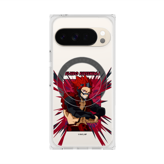 プレミアムスクエアケース with Pixelsnap［ 僕のヒーローアカデミア - ポップ - 切島 鋭児郎 ］