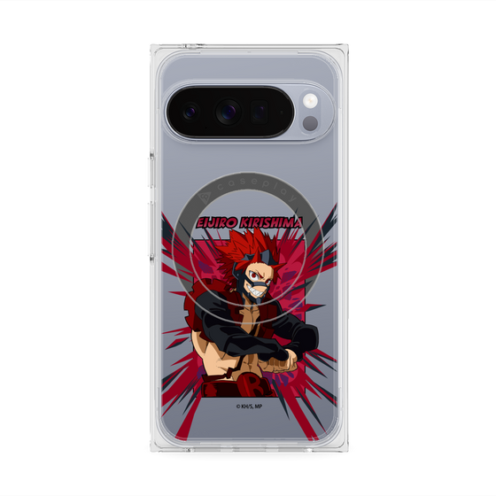 プレミアムスクエアケース with Pixelsnap［ 僕のヒーローアカデミア - ポップ - 切島 鋭児郎 ］