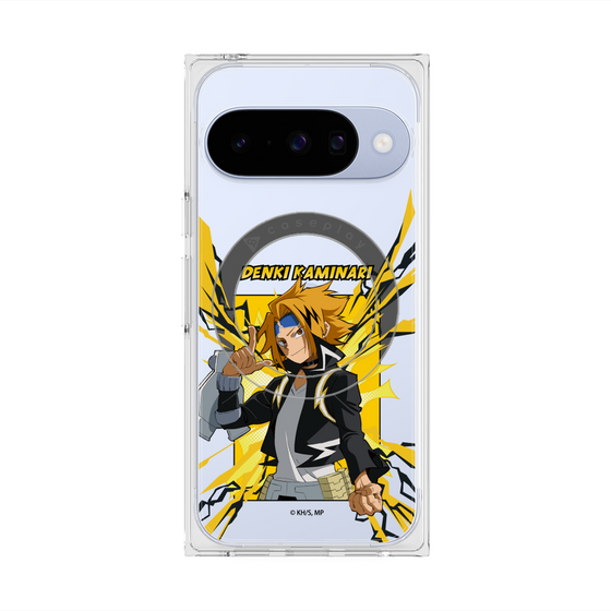 プレミアムスクエアケース with Pixelsnap［ 僕のヒーローアカデミア - ポップ - 上鳴 電気 ］