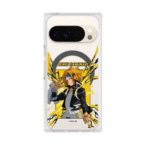 プレミアムスクエアケース with Pixelsnap［ 僕のヒーローアカデミア - ポップ - 上鳴 電気 ］