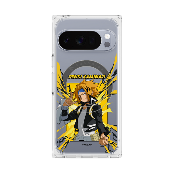 プレミアムスクエアケース with Pixelsnap［ 僕のヒーローアカデミア - ポップ - 上鳴 電気 ］