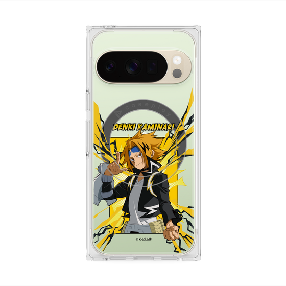 プレミアムスクエアケース with Pixelsnap［ 僕のヒーローアカデミア - ポップ - 上鳴 電気 ］