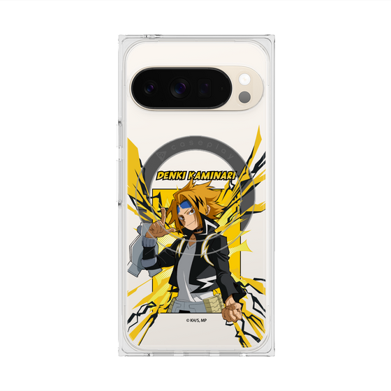 プレミアムスクエアケース with Pixelsnap［ 僕のヒーローアカデミア - ポップ - 上鳴 電気 ］