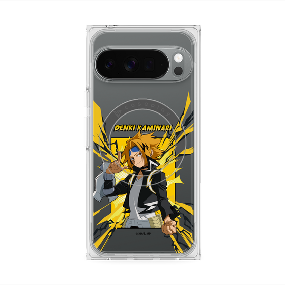 プレミアムスクエアケース with Pixelsnap［ 僕のヒーローアカデミア - ポップ - 上鳴 電気 ］