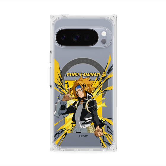 プレミアムスクエアケース with Pixelsnap［ 僕のヒーローアカデミア - ポップ - 上鳴 電気 ］