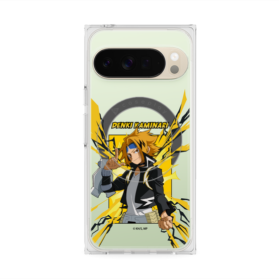 プレミアムスクエアケース with Pixelsnap［ 僕のヒーローアカデミア - ポップ - 上鳴 電気 ］