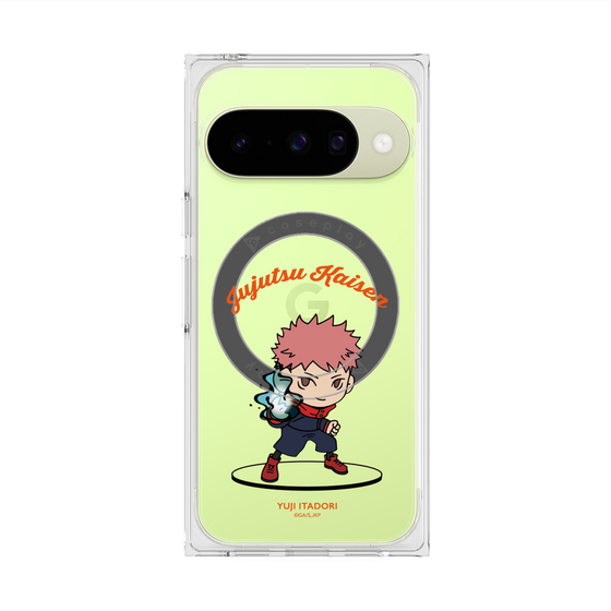 プレミアムスクエアケース with Pixelsnap［ 呪術廻戦 - ミニキャラ - 虎杖 悠仁 ］