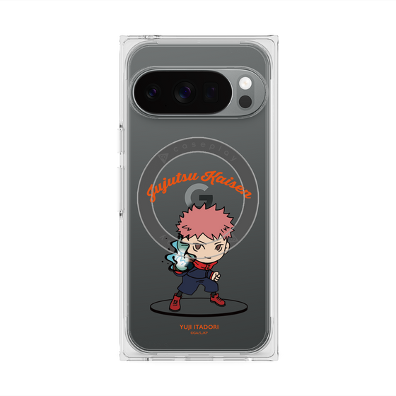 プレミアムスクエアケース with Pixelsnap［ 呪術廻戦 - ミニキャラ - 虎杖 悠仁 ］