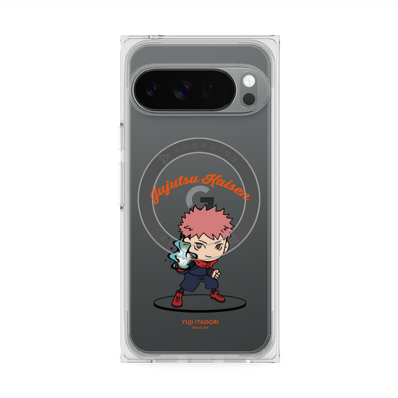 プレミアムスクエアケース with Pixelsnap［ 呪術廻戦 - ミニキャラ - 虎杖 悠仁 ］