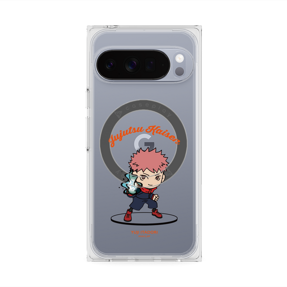 プレミアムスクエアケース with Pixelsnap［ 呪術廻戦 - ミニキャラ - 虎杖 悠仁 ］