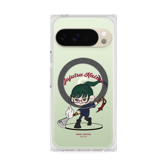 プレミアムスクエアケース with Pixelsnap［ 呪術廻戦 - ミニキャラ - 禪院 真希 ］