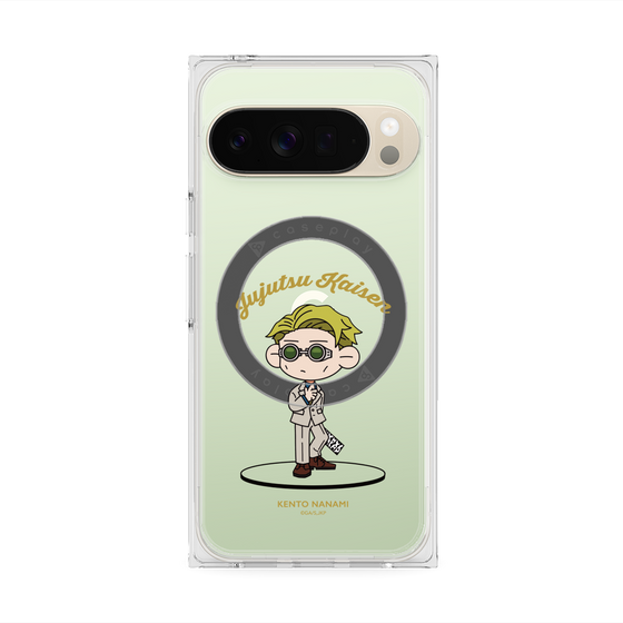プレミアムスクエアケース with Pixelsnap［ 呪術廻戦 - ミニキャラ - 七海 建人 ］