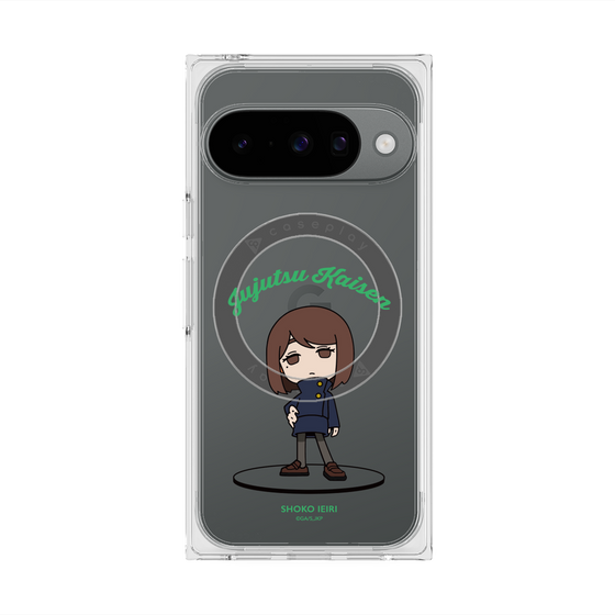 プレミアムスクエアケース with Pixelsnap［ 呪術廻戦 - ミニキャラ - 家入 硝子（懐玉・玉折） ］