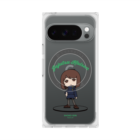 プレミアムスクエアケース with Pixelsnap［ 呪術廻戦 - ミニキャラ - 家入 硝子（懐玉・玉折） ］