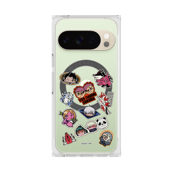 プレミアムスクエアケース with Pixelsnap［ 呪術廻戦 - ステッカー ］