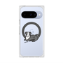 プレミアムスクエアケース with Pixelsnap［ オリジナル - CASEPLAYイヌ - border collie ］