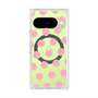 プレミアムスクエアケース with Pixelsnap［ オリジナル - 推し色水玉 - ピンク ］