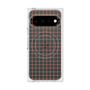 プレミアムスクエアケース with Pixelsnap［ オリジナル - 推し色チェック - オレンジ ］
