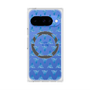 プレミアムスクエアケース with Pixelsnap［ オリジナル - 推し色三角 - ブルー ］