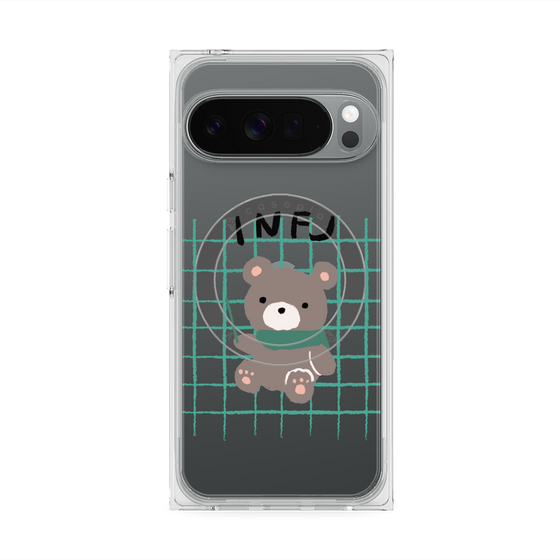 プレミアムスクエアケース with Pixelsnap［ オリジナル - INFJ 提唱者 - キャラクター ］