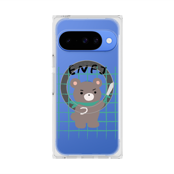 プレミアムスクエアケース with Pixelsnap［ オリジナル - ENFJ 主人公 - キャラクター ］