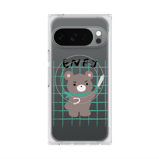 プレミアムスクエアケース with Pixelsnap［ オリジナル - ENFJ 主人公 - キャラクター ］