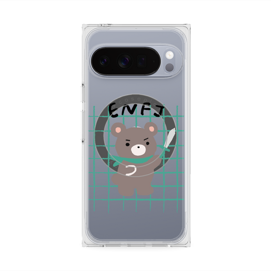 プレミアムスクエアケース with Pixelsnap［ オリジナル - ENFJ 主人公 - キャラクター ］