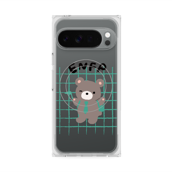 プレミアムスクエアケース with Pixelsnap［ オリジナル - ENFP 運動家 - キャラクター ］