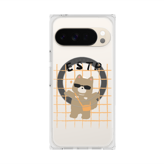 プレミアムスクエアケース with Pixelsnap［ オリジナル - ESTP 起業家 - キャラクター ］