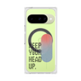 プレミアムスクエアケース with Pixelsnap［ オリジナル - ドットオーバーレイ - KEEP YOUR HEAD UP/A ］