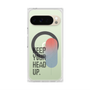 プレミアムスクエアケース with Pixelsnap［ オリジナル - ドットオーバーレイ - KEEP YOUR HEAD UP/A ］
