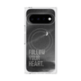 プレミアムスクエアケース with Pixelsnap［ オリジナル - ドットオーバーレイ - FOLLOW YOUR HEART/B ］