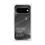 プレミアムスクエアケース with Pixelsnap［ オリジナル - ドットオーバーレイ - FOLLOW YOUR HEART/B ］
