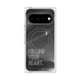 プレミアムスクエアケース with Pixelsnap［ オリジナル - ドットオーバーレイ - FOLLOW YOUR HEART/B ］