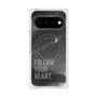 プレミアムスクエアケース with Pixelsnap［ オリジナル - ドットオーバーレイ - FOLLOW YOUR HEART/B ］