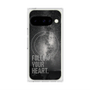 プレミアムスクエアケース with Pixelsnap［ オリジナル - ドットオーバーレイ - FOLLOW YOUR HEART/C ］