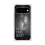 プレミアムスクエアケース with Pixelsnap［ オリジナル - ドットオーバーレイ - FOLLOW YOUR HEART/C ］